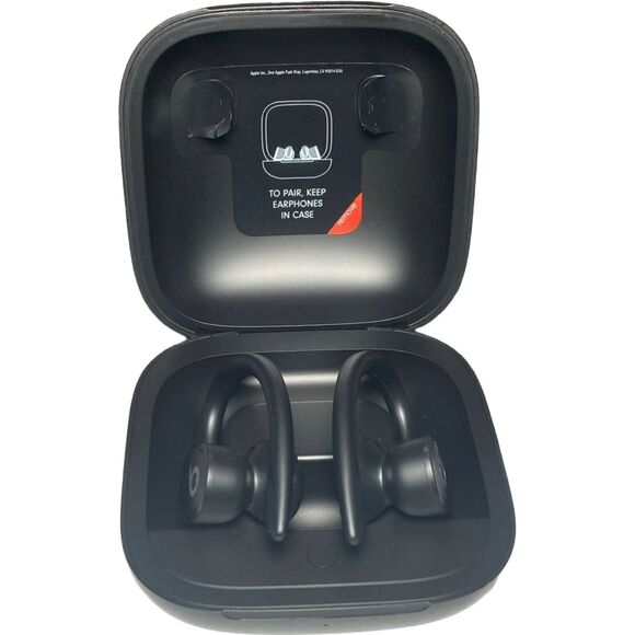 Beats Powerbeats Pro Wireless Earbuds Bluetooth In-Ear Headphones Black Preowned - Picture 1 of 7